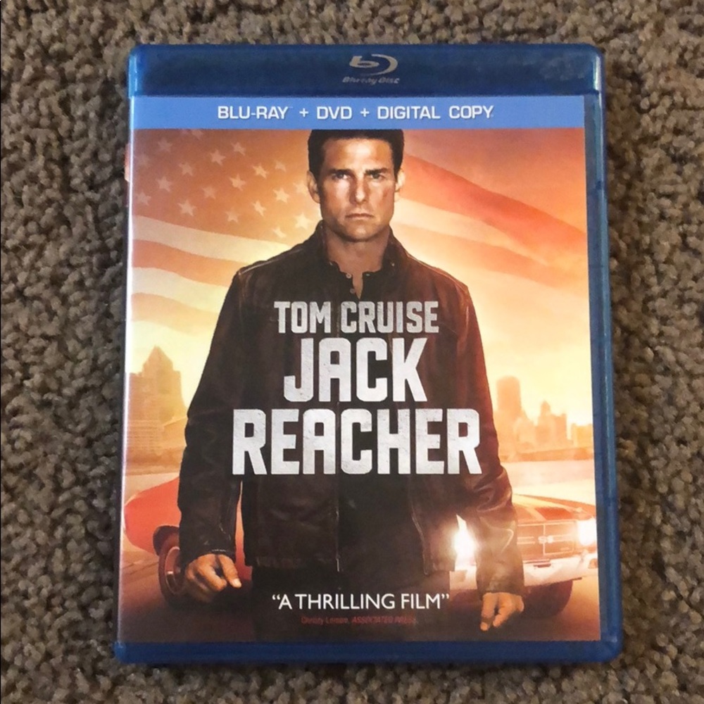 Jack Reacher Blu-Ray Disc